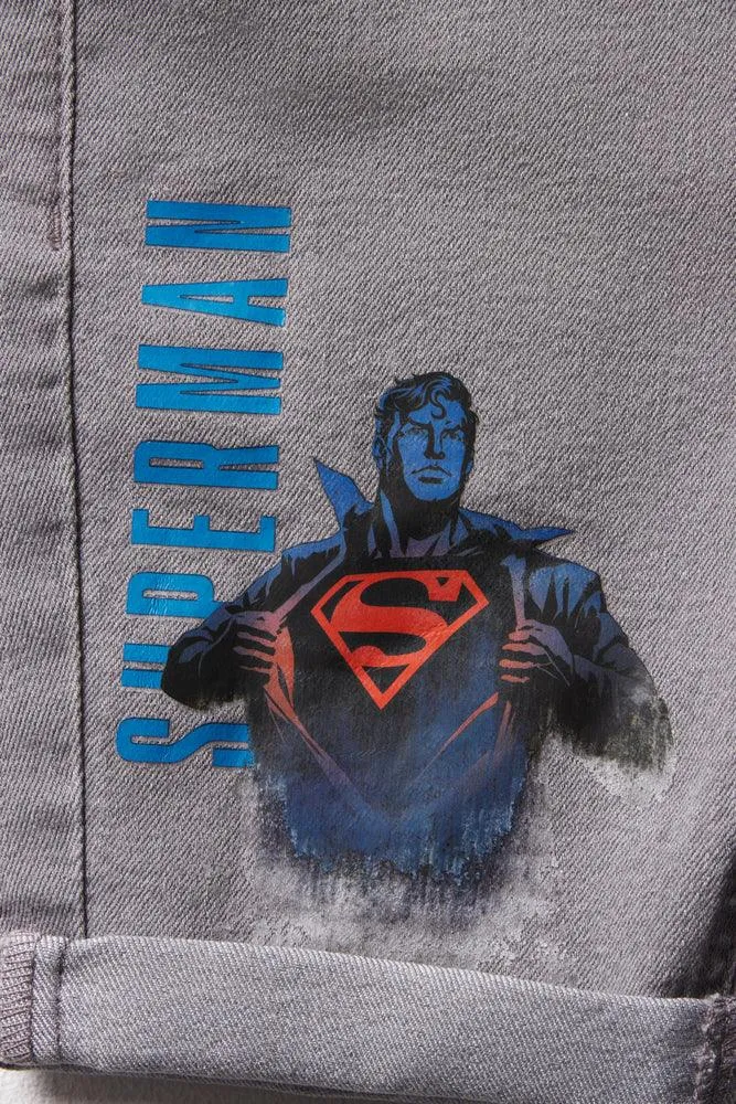 Superman Denim Dungaree Grey sold by Ackermas product image thumbnail 2
