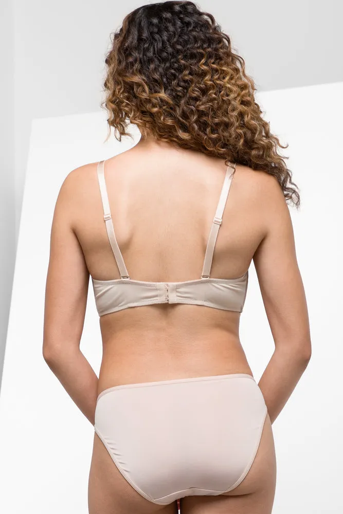 2 Pack Padded Wire Free Bras Navy & Natural sold by Ackermas product image thumbnail 4