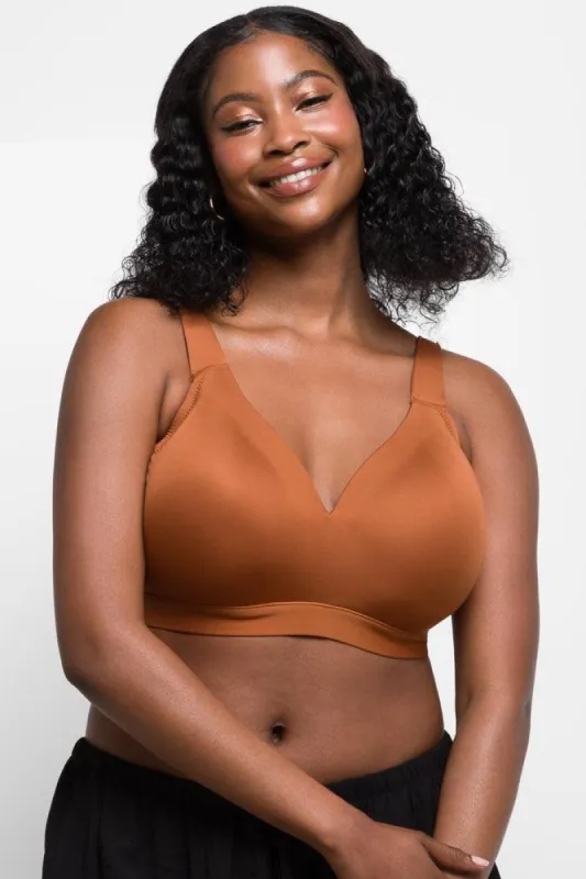 Plus Size 2 Pack Padded Wire Free Bras Natural & Dark Grey sold by Ackermas