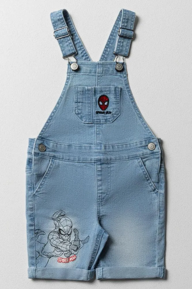 Spider-Man Denim Dungaree Light Blue sold by Ackermas