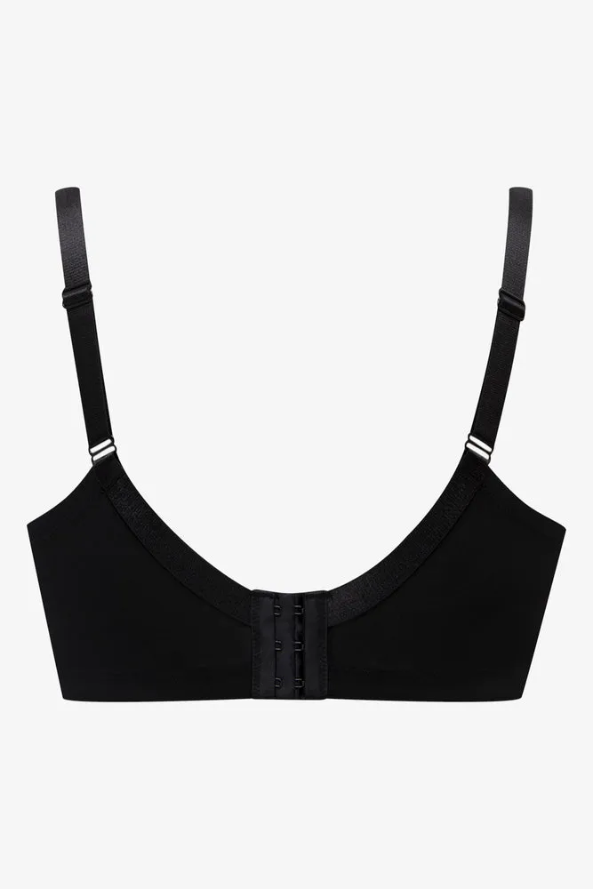 2 Pack Small Lace Trim Padded Wire free Bra Black & Natural sold by Ackermas product image thumbnail 4