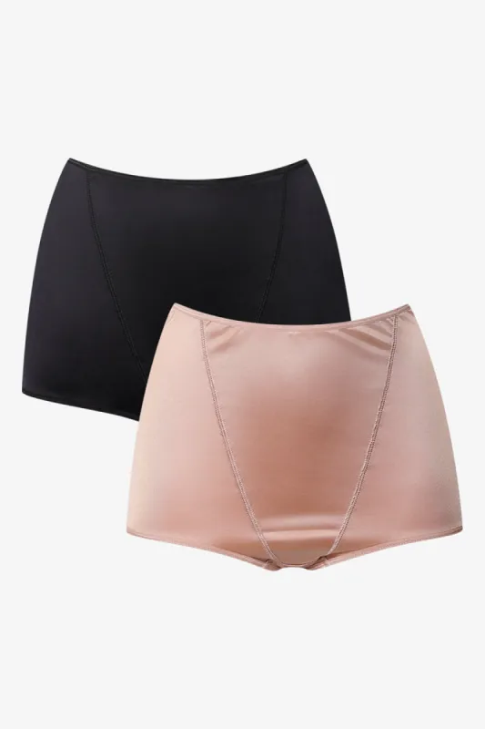 2  Low  Brief Panty  Black & Beige sold by Ackermas