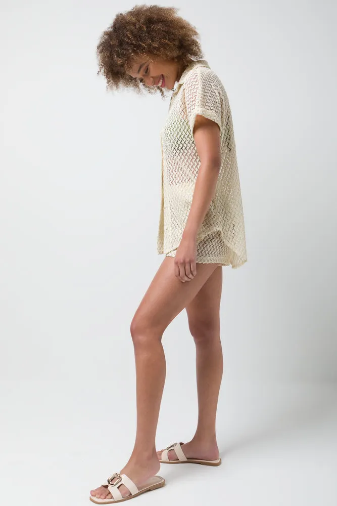 Crocket Shirt Cream sold by Ackermas product image thumbnail 2