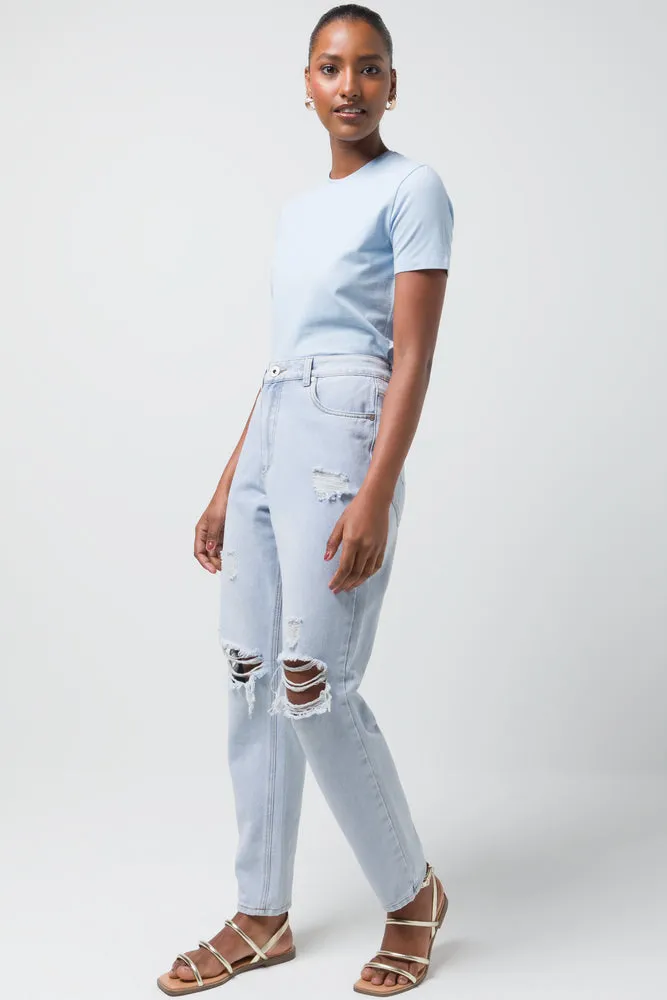 Short Sleeve T-Shirt Light Blue sold by Ackermas product image thumbnail 2