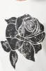 Rose Short Sleeve T-Shirt Natural sold by Ackermas