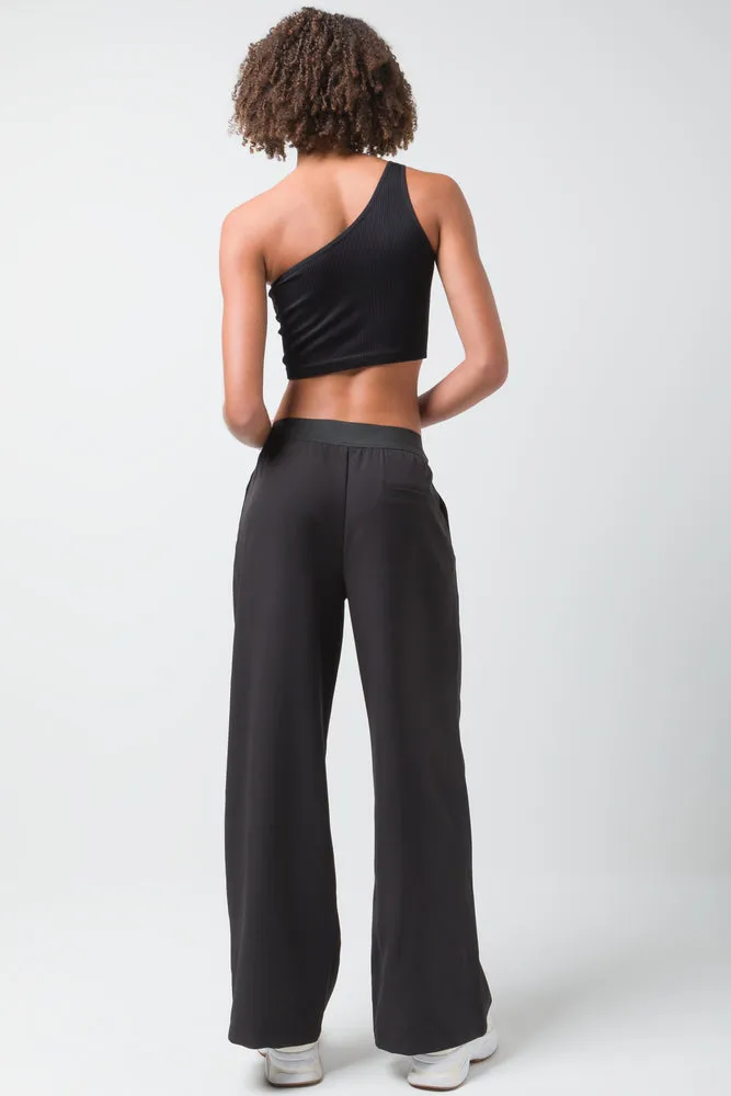 Wide Leg Elasticated Pants Black sold by Ackermas product image thumbnail 4