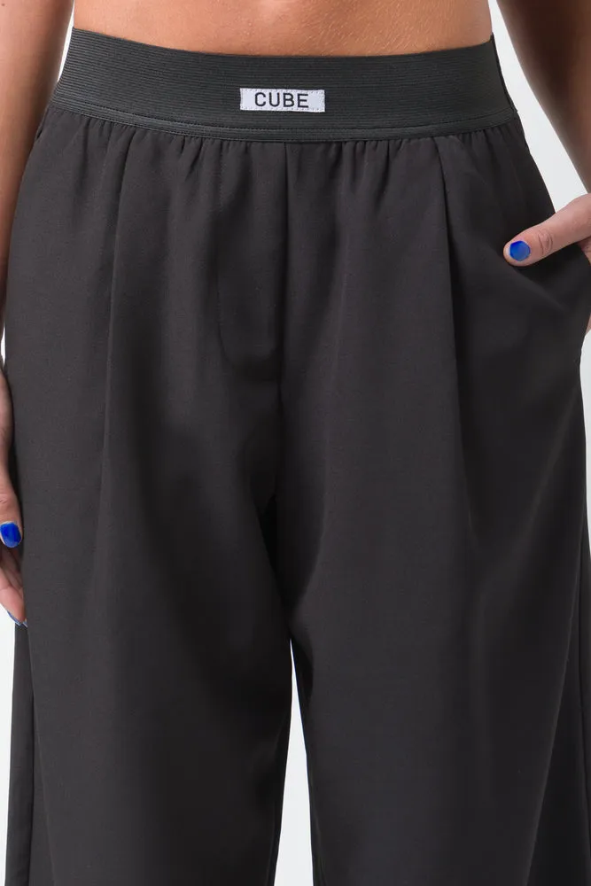 Wide Leg Elasticated Pants Black sold by Ackermas product image thumbnail 5