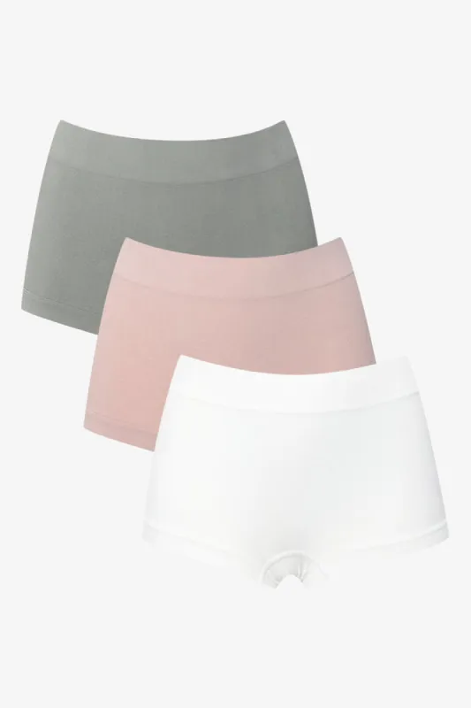 3 Pack Seam-free Boylegs Green, Pink And White sold by Ackermas