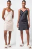 2 Pack Floral Satin Chemis Natural & Black sold by Ackermas