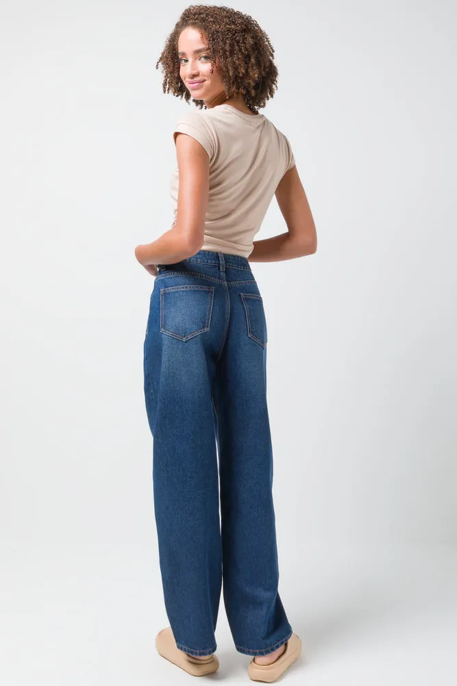 T-shirt with Suede Rouching Beige sold by Ackermas product image thumbnail 3