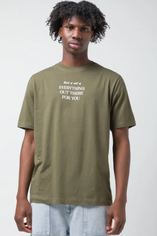 Letters T-Shirt Green sold by Ackermas