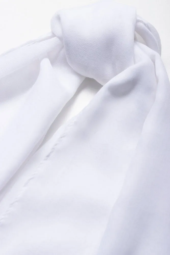 Summer Scarf White sold by Ackermas product image thumbnail 2