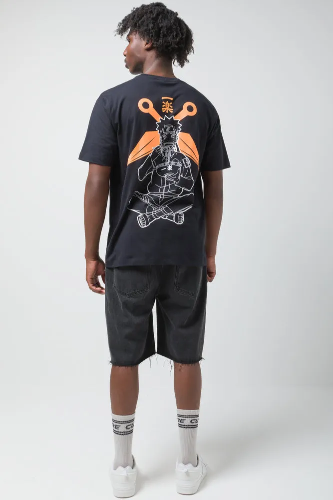 Naruto T-Shirt Black sold by Ackermas product image thumbnail 3