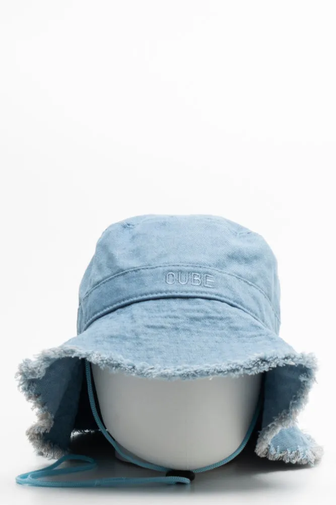 Denim Bucket Hat Light Blue sold by Ackermas