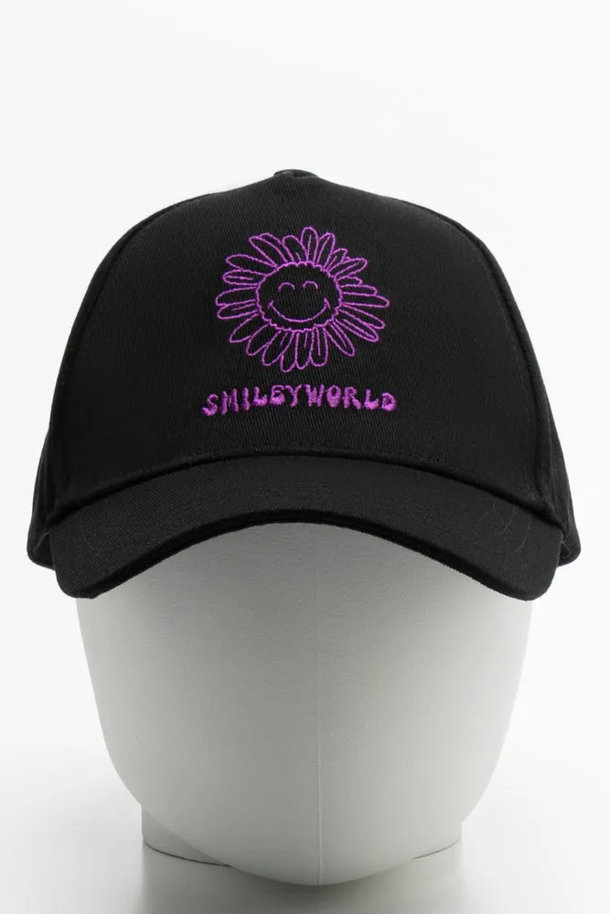 SmileyWorld Peak Cap Black sold by Ackermas