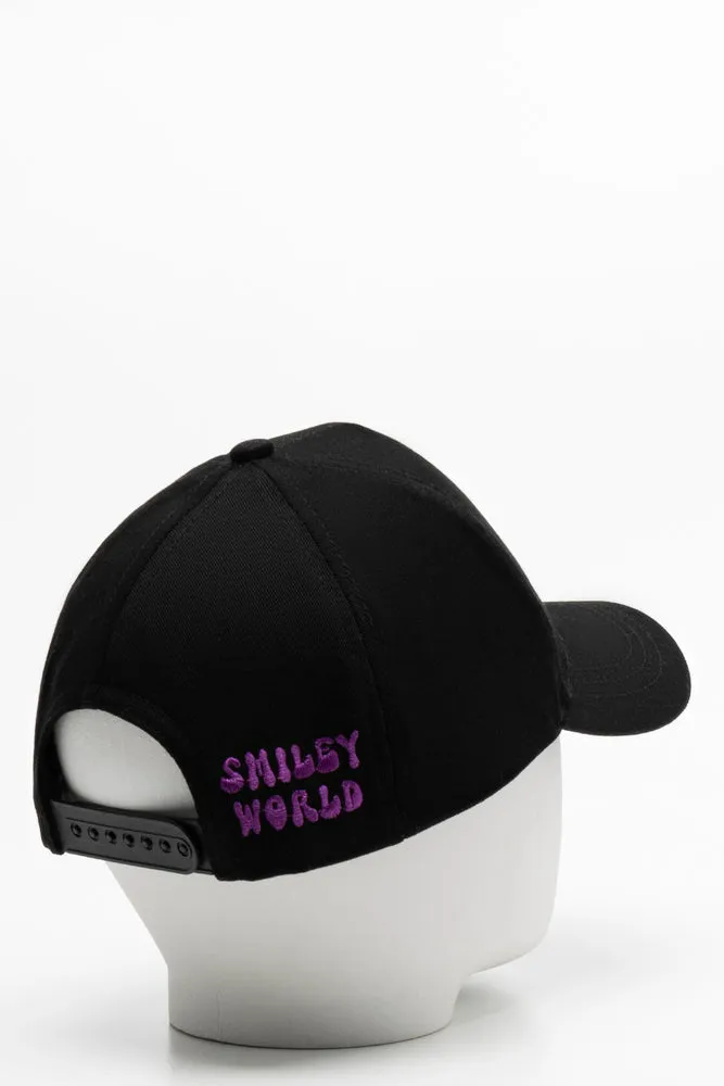 SmileyWorld Peak Cap Black sold by Ackermas product image thumbnail 2