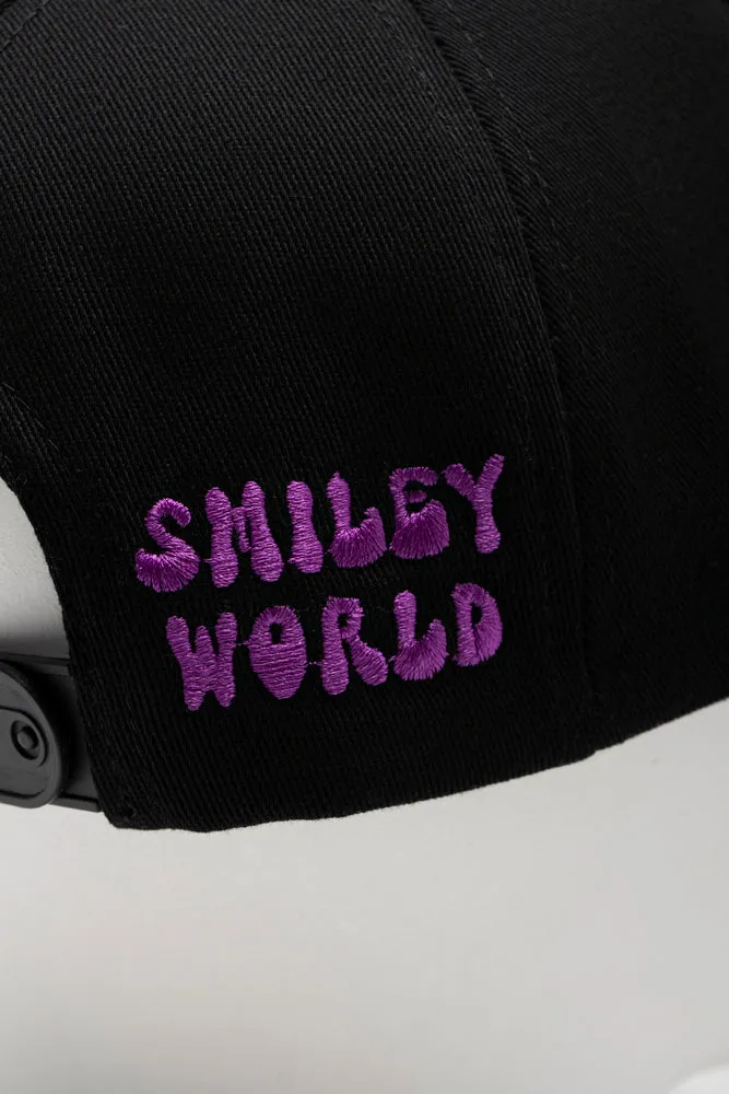SmileyWorld Peak Cap Black sold by Ackermas product image thumbnail 3