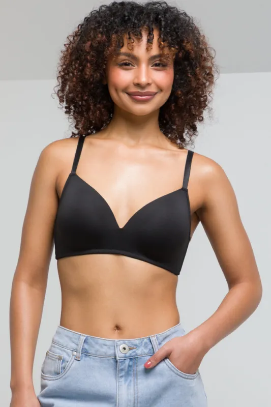 2Pack Smooth Padded Wire Free Bra Small sold by Ackermas