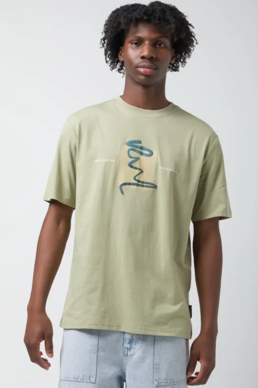 Short Sleeve T-Shirt Green sold by Ackermas