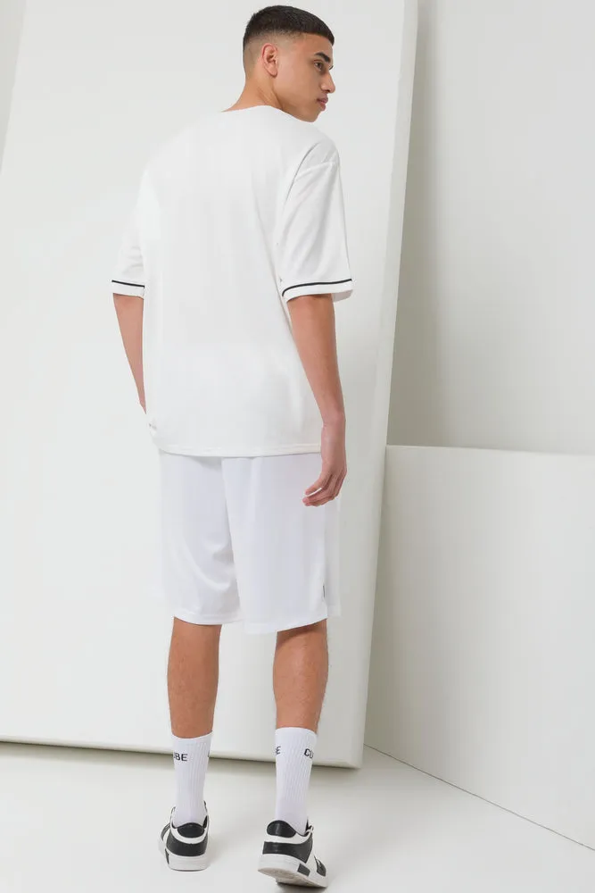 Basketball Short White sold by Ackermas product image thumbnail 4