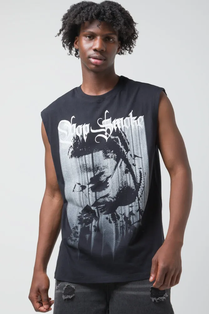 Pop Smoke Muscle Hugger T-Shirt Black sold by Ackermas