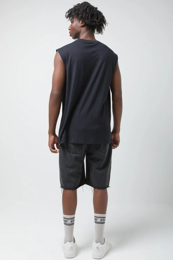 Pop Smoke Muscle Hugger T-Shirt Black sold by Ackermas product image thumbnail 3