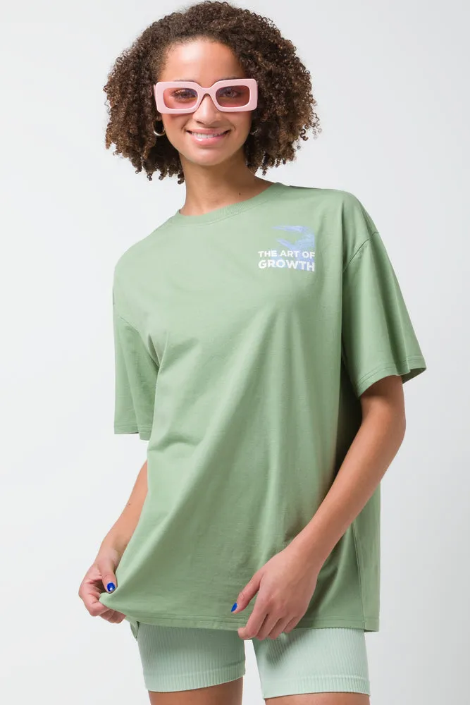 Oversized T-Shirt Green sold by Ackermas