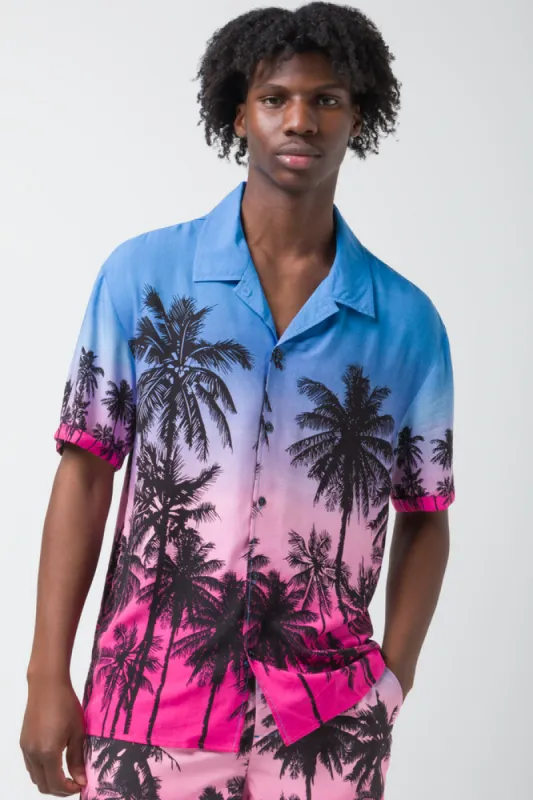 Sunset Short Sleeve Shirt Multi sold by Ackermas