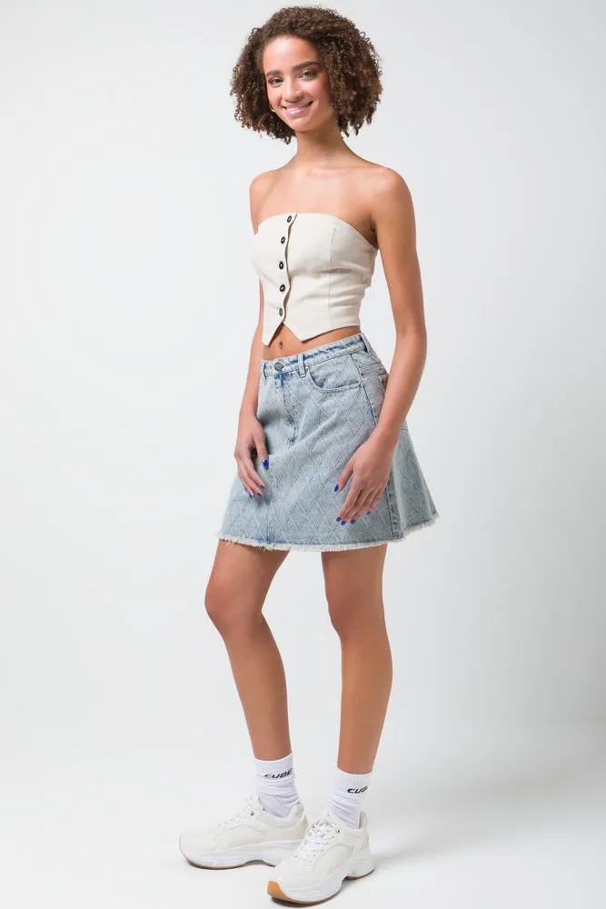 Strapless Waistcoat Natural sold by Ackermas product image thumbnail 2