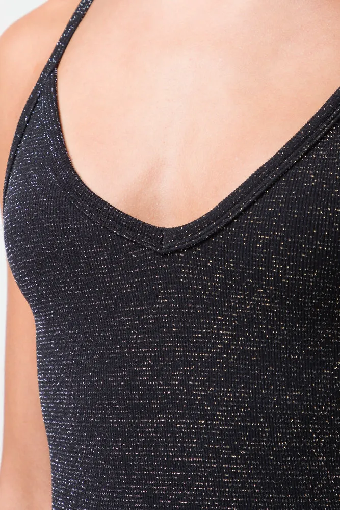 Shimmer Bodycon Dress Black sold by Ackermas product image thumbnail 4