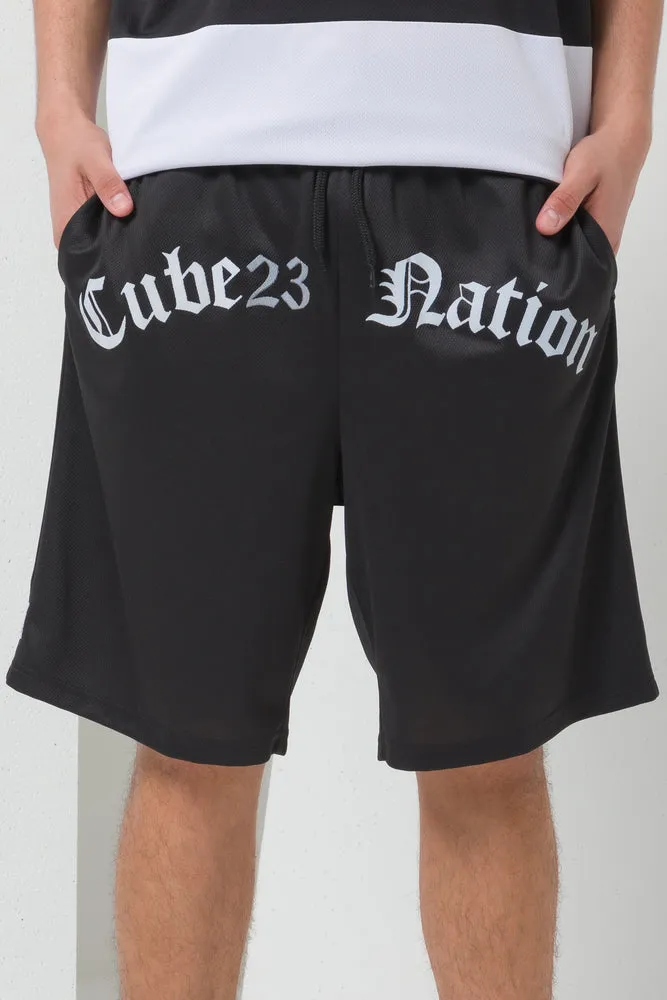 Basketball Short Black sold by Ackermas product image thumbnail 2