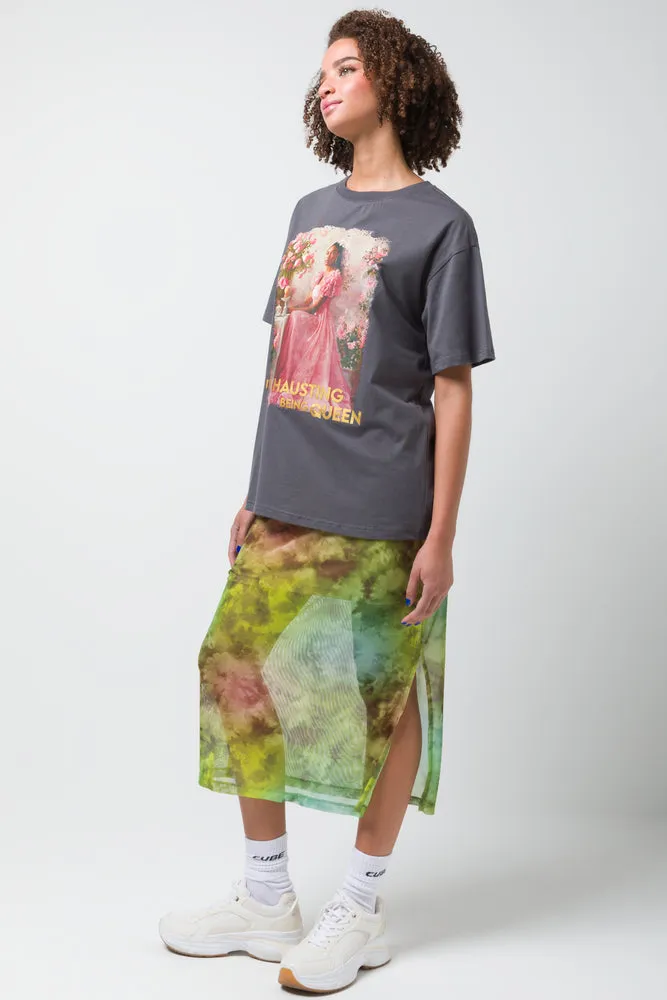 Oversized Graphic T-Shirt Dark Grey sold by Ackermas product image thumbnail 2