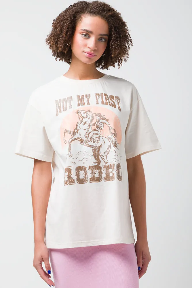 Oversized T-Shirt Natural sold by Ackermas