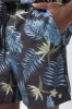 Leaf Swim Shorts Blue And Black sold by Ackermas