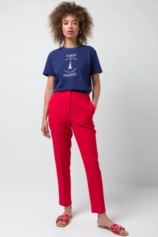 Slim Leg Pants Red sold by Ackermas