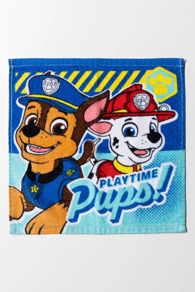 Paw Patrol Face Cloth Blue sold by Ackermas
