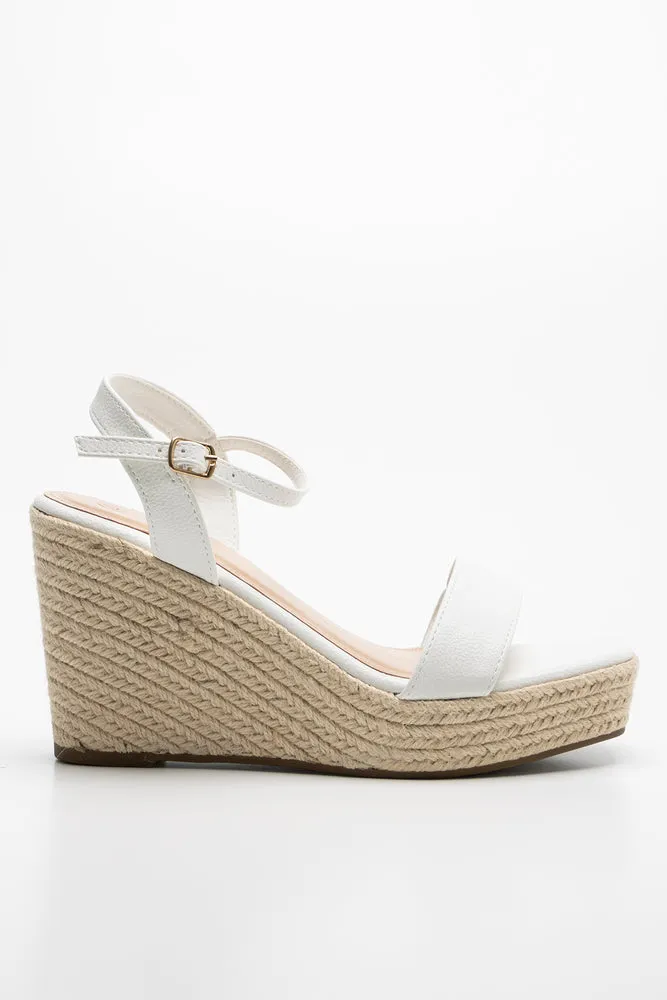 Espadrille Wedge White sold by Ackermas product image thumbnail 2