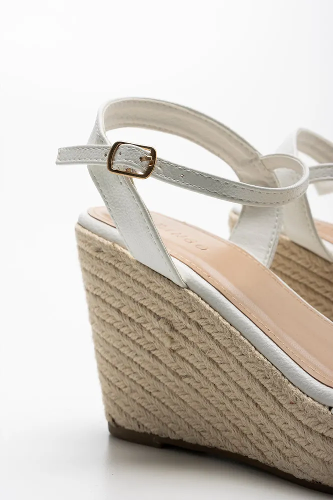 Espadrille Wedge White sold by Ackermas product image thumbnail 4