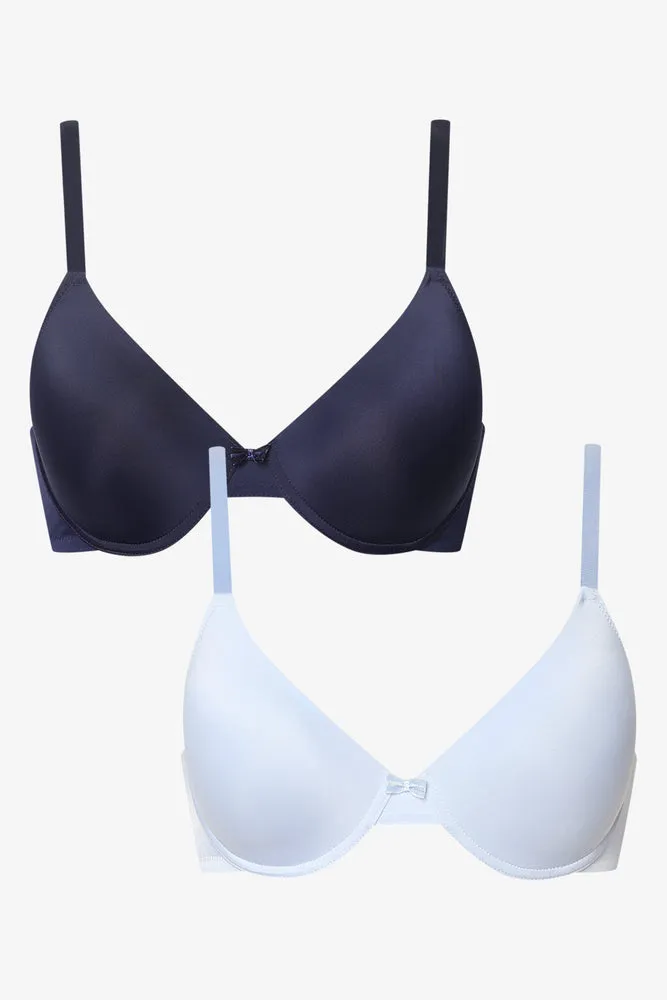 2 Pack Smooth T-Shirt Bras Blue sold by Ackermas