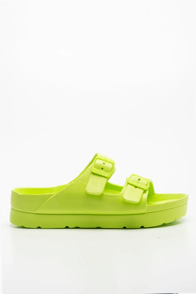 Buckle Sandal Lime sold by Ackermas product image thumbnail 2