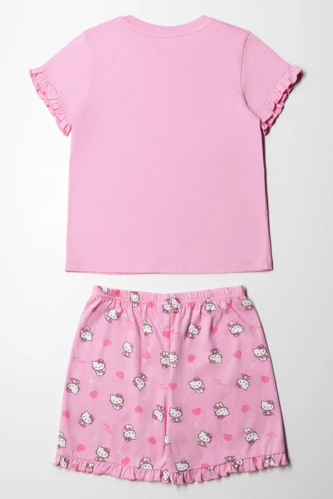 Shorty Set Hello Kitty Pink sold by Ackermas product image thumbnail 4