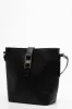Belted Tote Bag Black sold by Ackermas