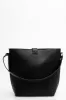 Belted Tote Bag Black sold by Ackermas