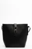 Belted Tote Bag Black sold by Ackermas