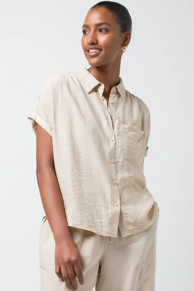 Short Sleeve Shirt Natural sold by Ackermas
