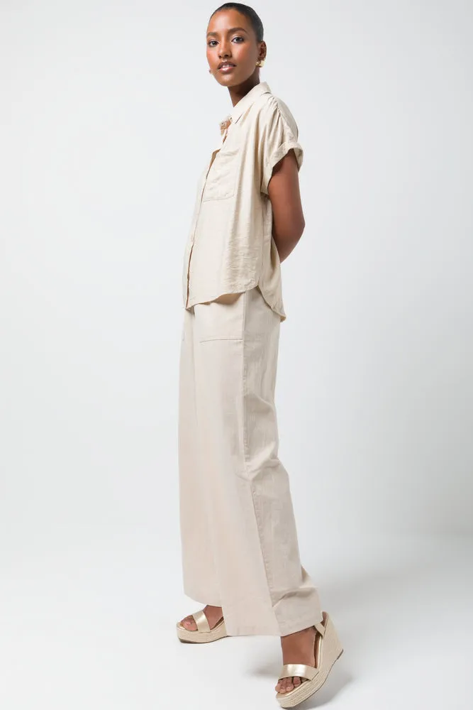 Short Sleeve Shirt Natural sold by Ackermas product image thumbnail 2