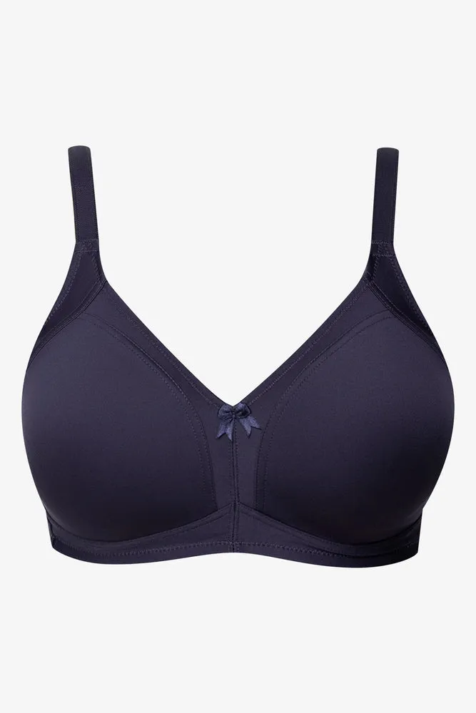 2 Pack Non Padded Wire Free Bras Blue sold by Ackermas product image thumbnail 3