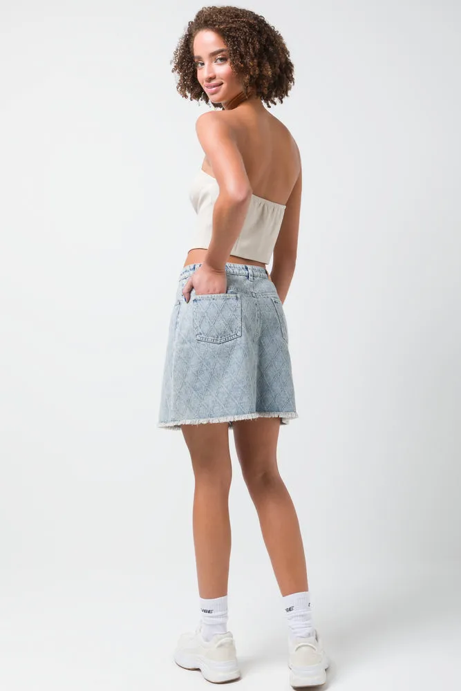 Denim Skirt Light Blue sold by Ackermas product image thumbnail 4