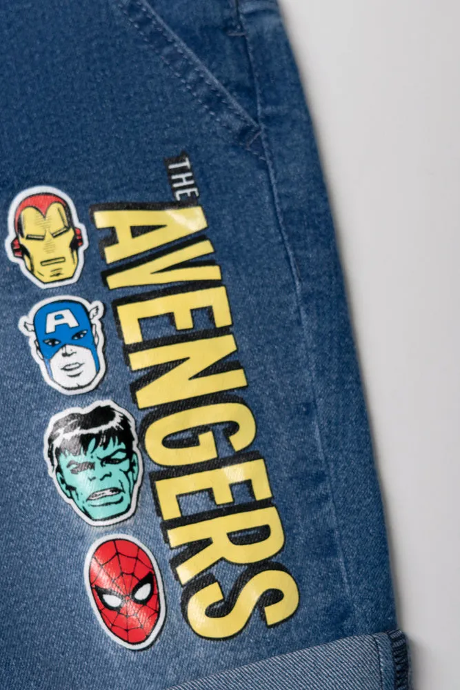Avengers Denim Dungaree Dark Blue sold by Ackermas product image thumbnail 3