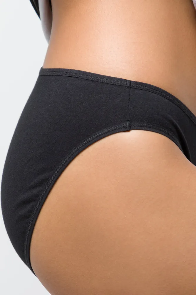 3 Pack Cotton Blend Bikini Panties Grey sold by Ackermas product image thumbnail 5